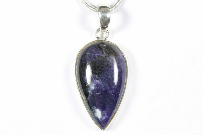Polished Sugilite Pendant (Necklace) - Sterling Silver #354009